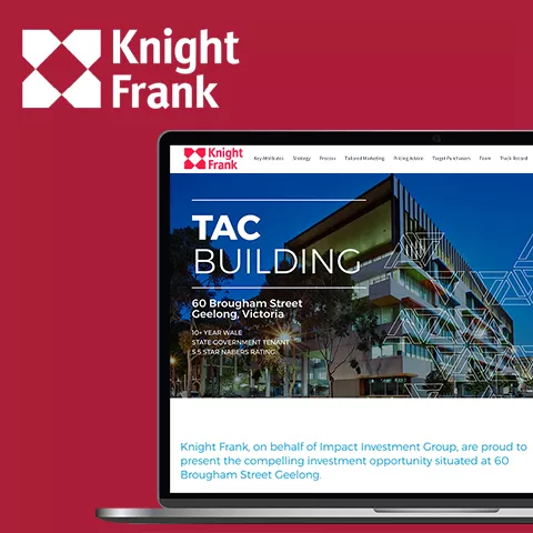 Web Design for Knight Frank Brisbane