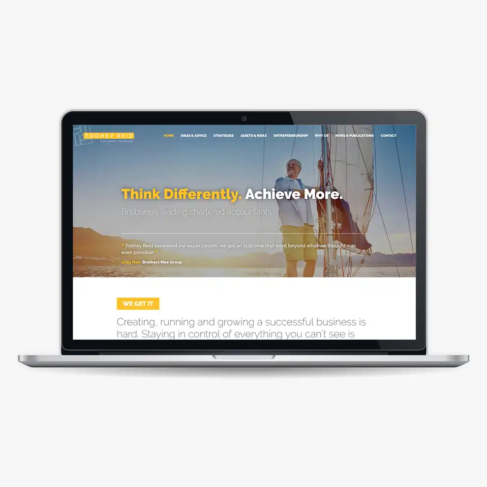 toohey-website-macbook-full-website-design-digital-marketing-ronin-client